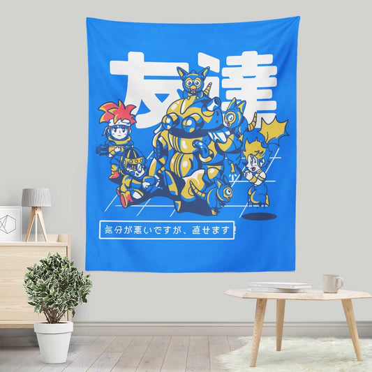 Finding a Friend - Wall Tapestry