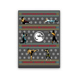 Finish Him Sweater - Canvas Print