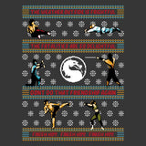 Finish Him Sweater - Fleece Blanket