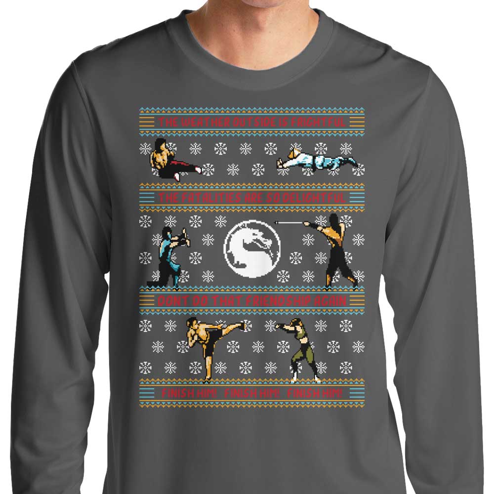 Finish Him Sweater - Long Sleeve T-Shirt