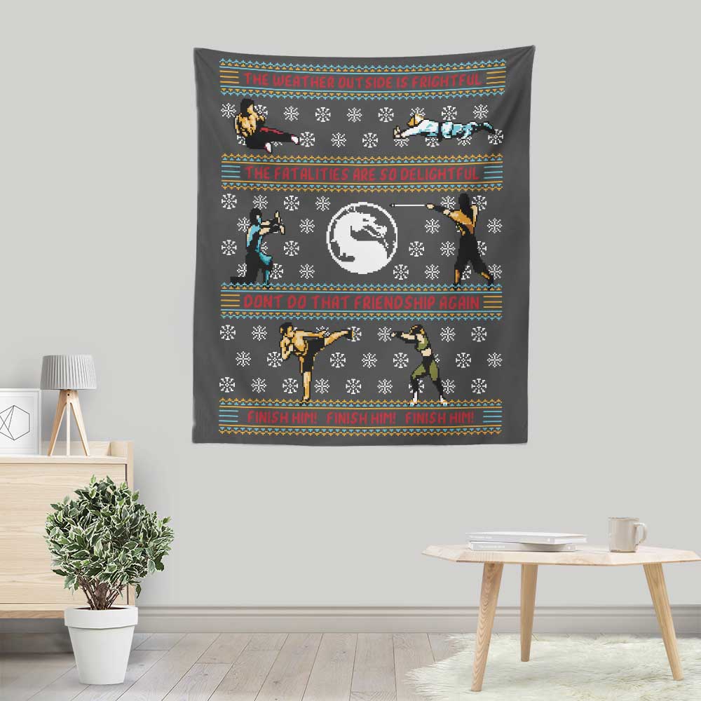 Finish Him Sweater - Wall Tapestry