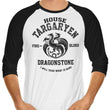 Fire and Blood (Alt) - 3/4 Sleeve Raglan T-Shirt