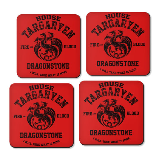 Fire and Blood (Alt) - Coasters