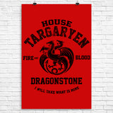 Fire and Blood (Alt) - Poster