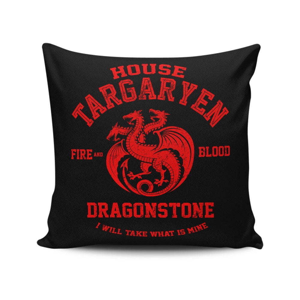 Fire and Blood - Throw Pillow