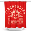 Fire and Power - Shower Curtain