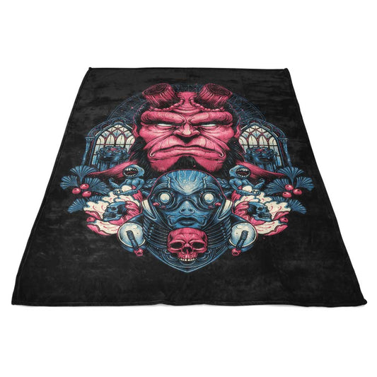 Fire and Water - Fleece Blanket