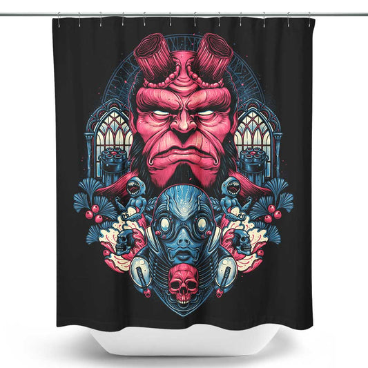 Fire and Water - Shower Curtain