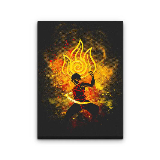 Fire Bender Art - Canvas Print