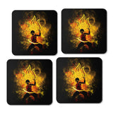 Fire Bender Art - Coasters