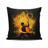 Fire Bender Art - Throw Pillow