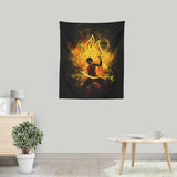 Fire Bender Art - Wall Tapestry