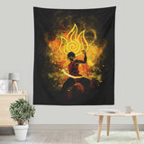 Fire Bender Art - Wall Tapestry