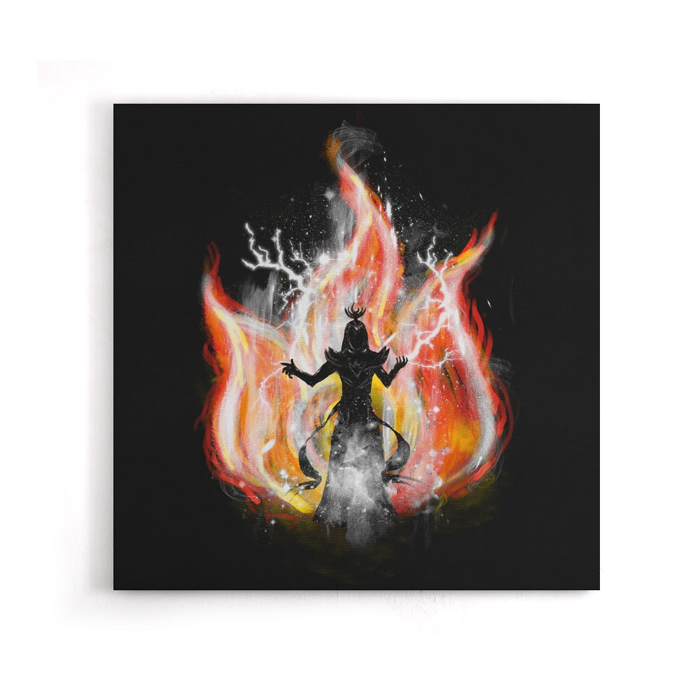 Fire Elemental - Canvas Print
