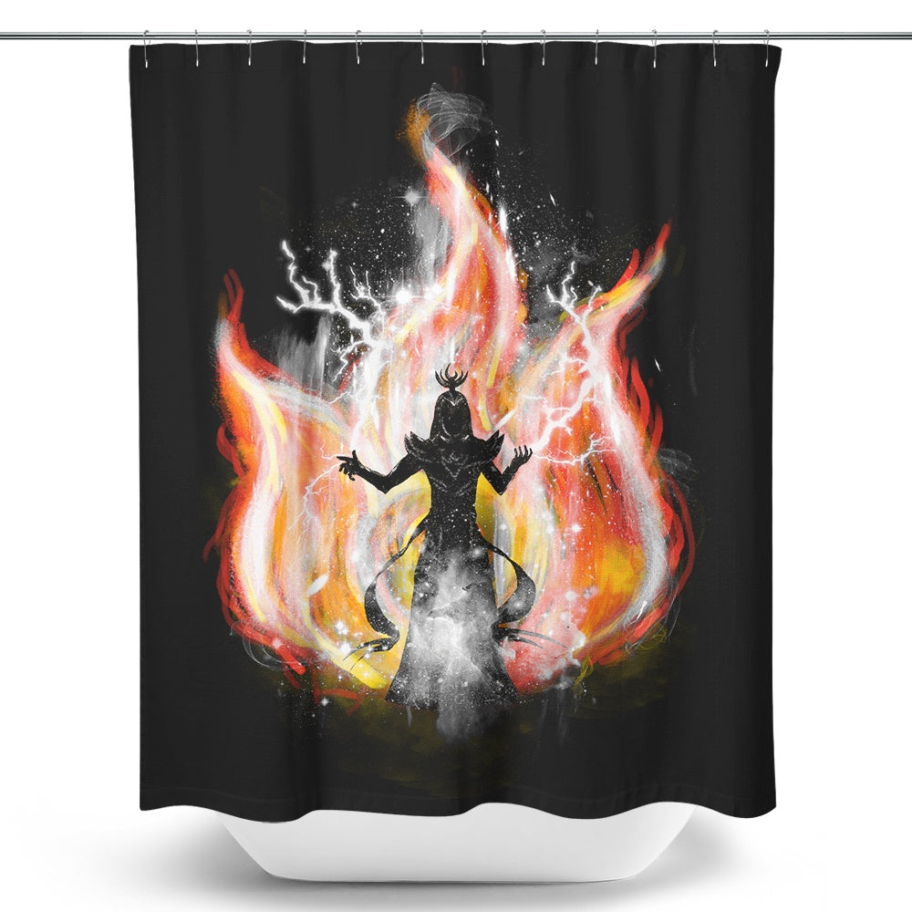 Fire Elemental - Shower Curtain