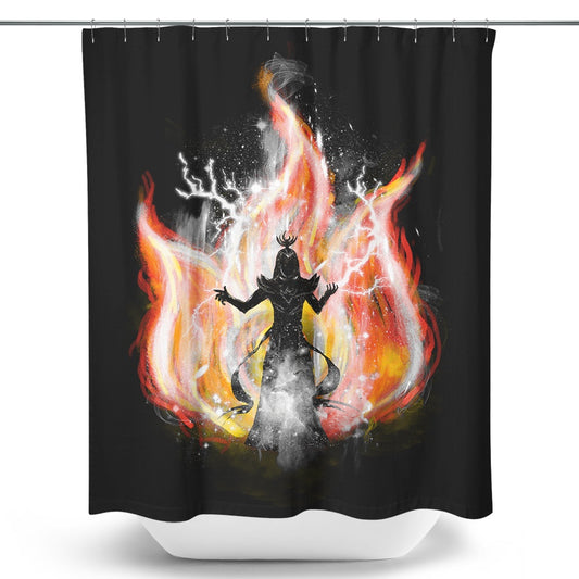 Fire Elemental - Shower Curtain