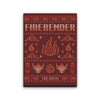 Fire Nation's Sweater - Canvas Print
