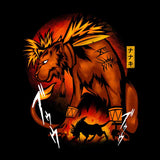 Fire Red Fur - Fleece Blanket