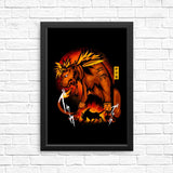 Fire Red Fur - Posters & Prints
