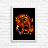 Fire Red Fur - Posters & Prints