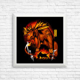 Fire Red Fur - Posters & Prints