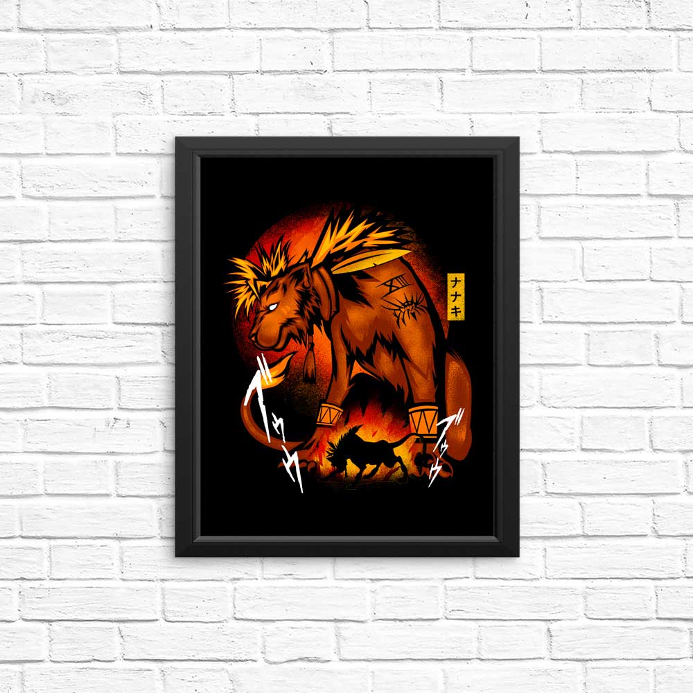 Fire Red Fur - Posters & Prints