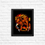 Fire Red Fur - Posters & Prints