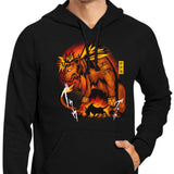 Fire Red Fur - Hoodie