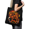 Fire Red Fur - Tote Bag