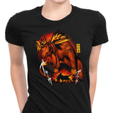 Fire Red Fur - Women's Apparel