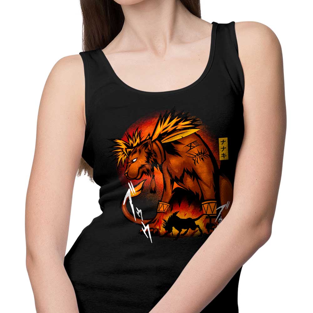 Fire Red Fur - Tank Top