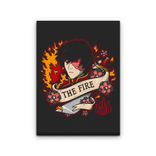 Fire Tattoo - Canvas Print