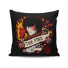 Fire Tattoo - Throw Pillow