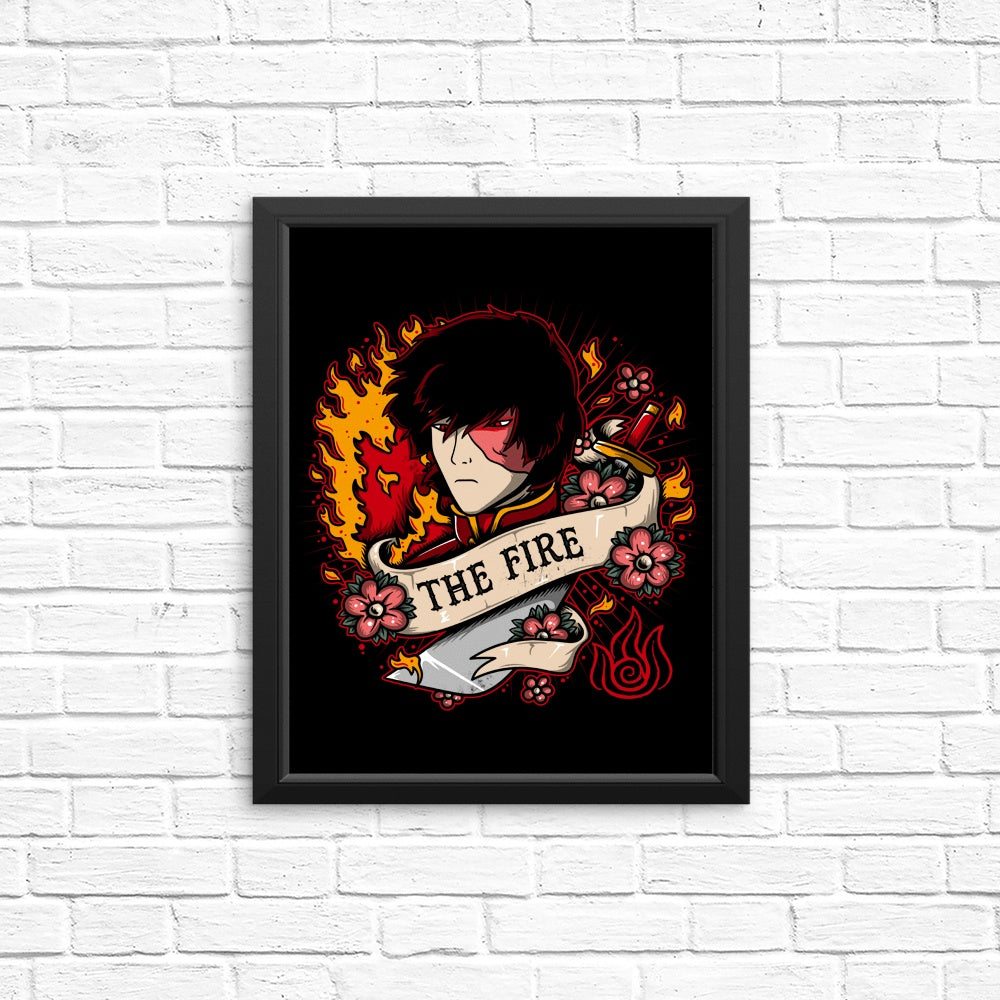 Fire Tattoo - Posters & Prints