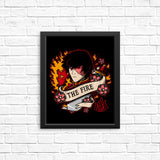 Fire Tattoo - Posters & Prints