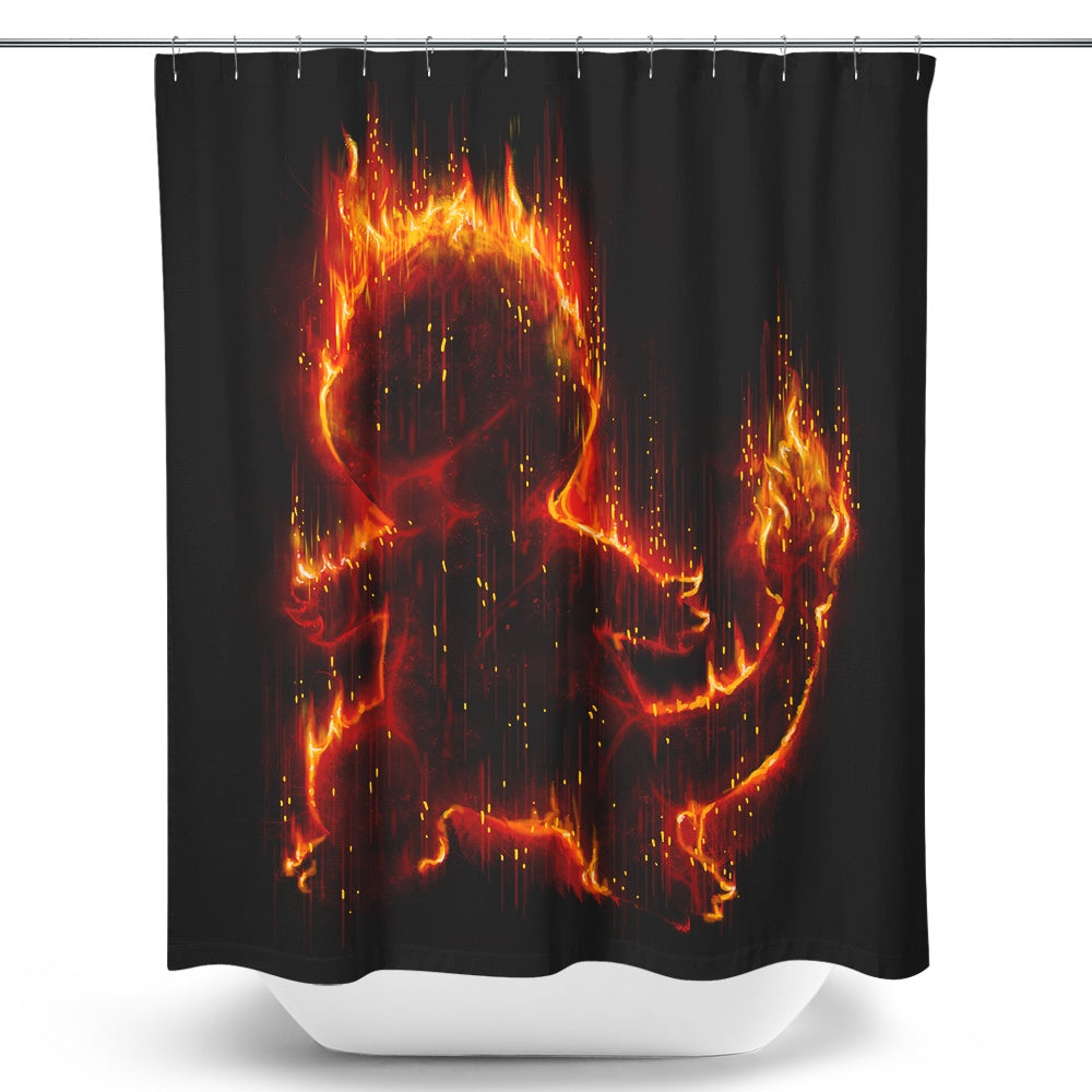 Fire Type - Shower Curtain