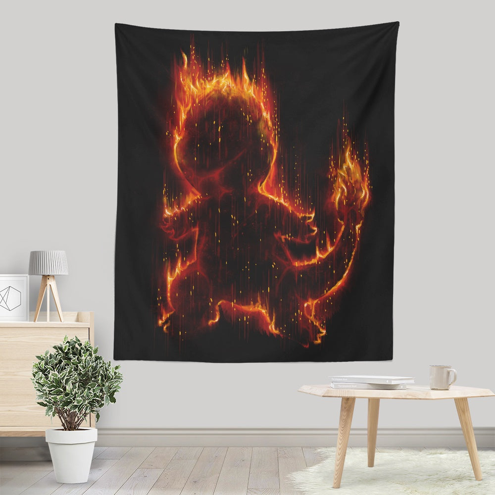 Fire Type - Wall Tapestry