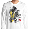 Fire Warrior Sumi-e - Long Sleeve T-Shirt