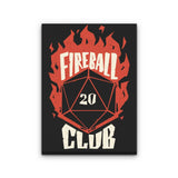 Fireball Club - Canvas Print