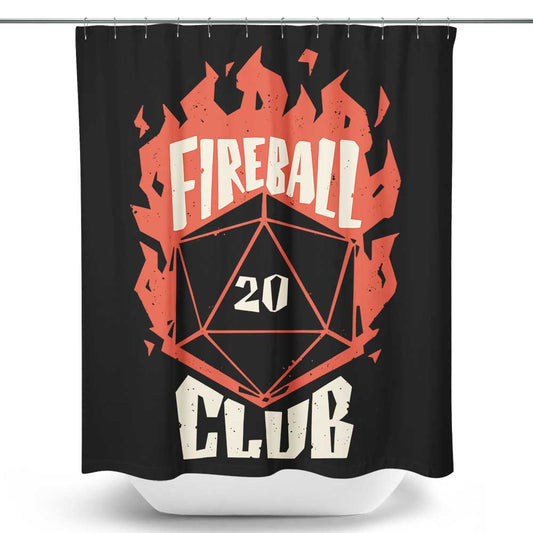 Fireball Club - Shower Curtain