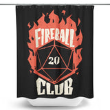 Fireball Club - Shower Curtain
