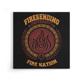 Firebending University - Canvas Print
