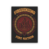 Firebending University - Canvas Print