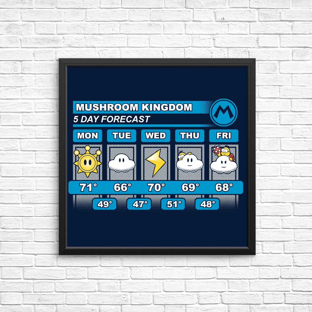 Five Day Forecast - Posters & Prints