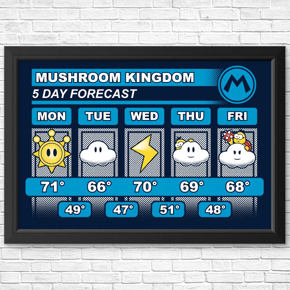 Five Day Forecast - Posters & Prints