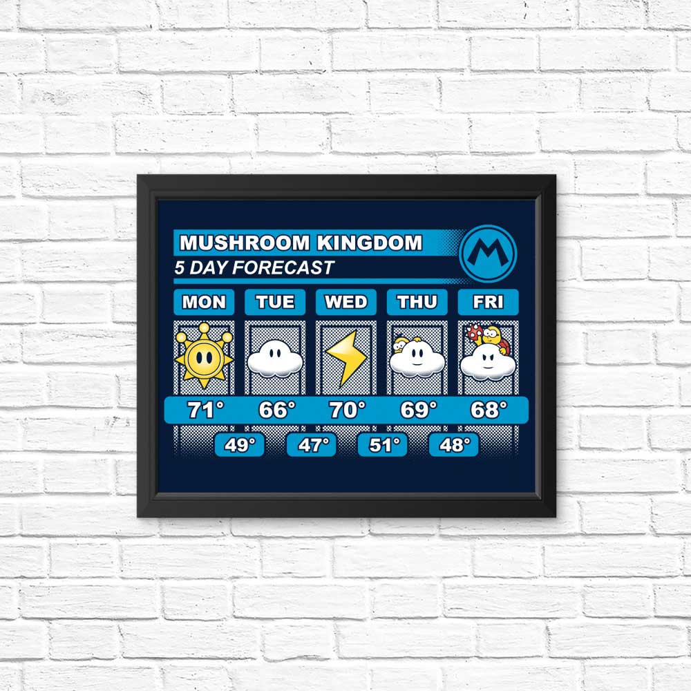 Five Day Forecast - Posters & Prints