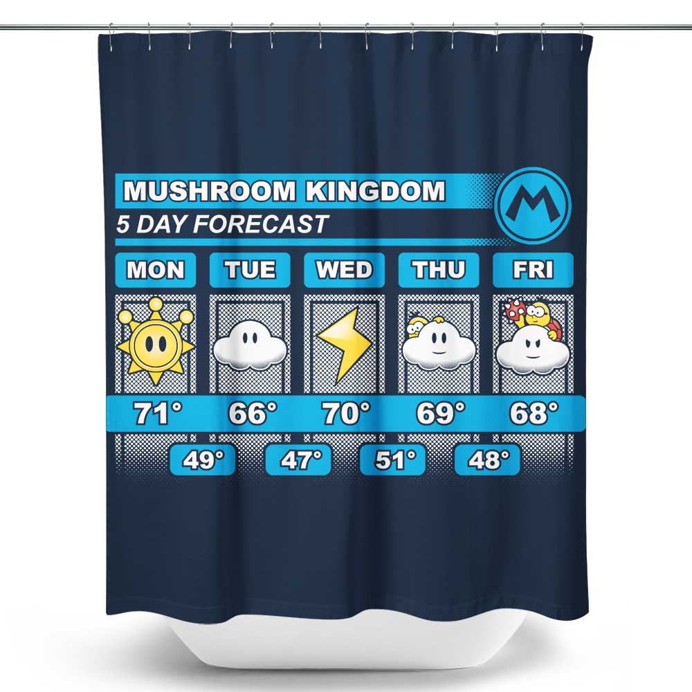 Five Day Forecast - Shower Curtain
