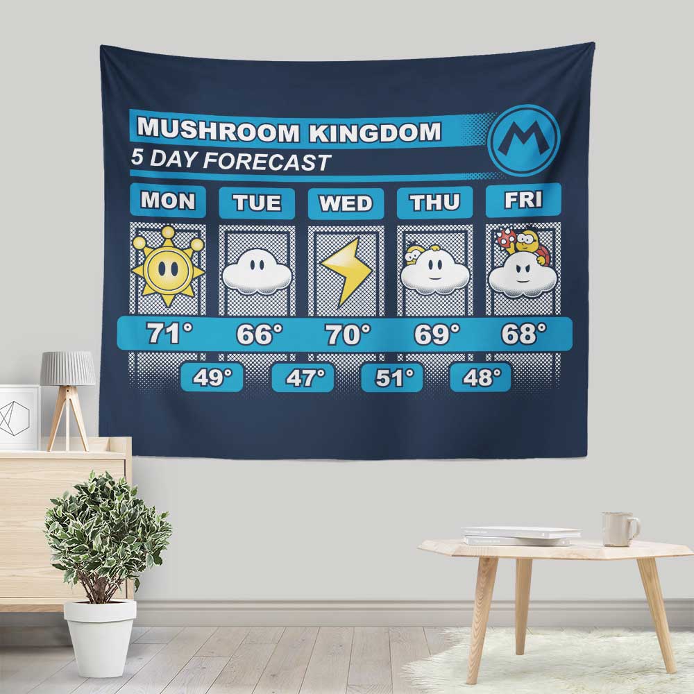 Five Day Forecast - Wall Tapestry