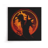 Flame Fist - Canvas Print