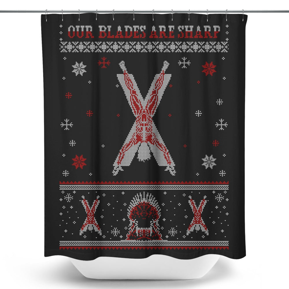 Flayed Man Sweater - Shower Curtain